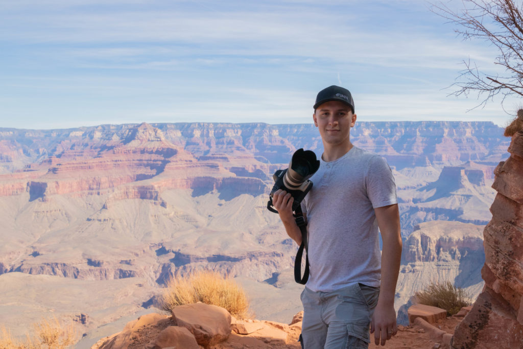 Portrait of Maxim the Grand Canyon - Travel photography tips