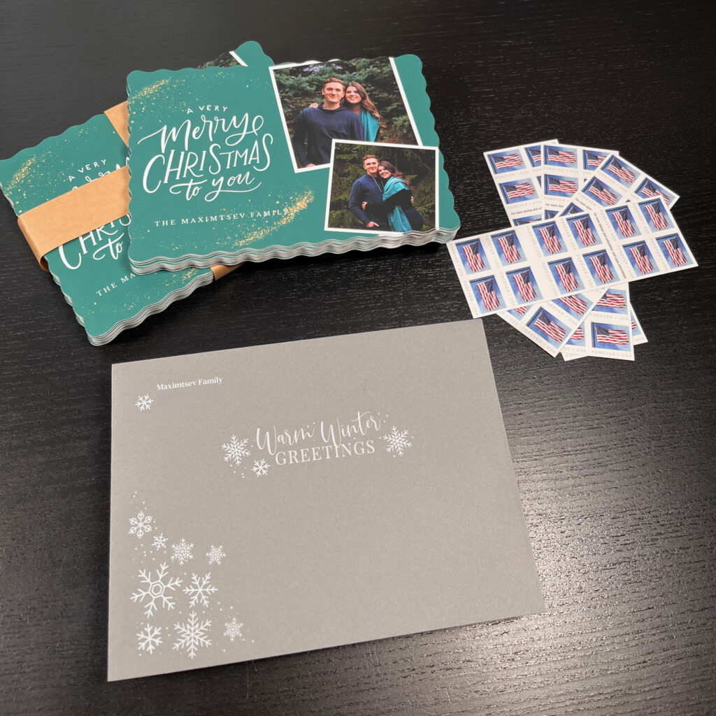 Using digital files from you portrait photography session to print holiday cards